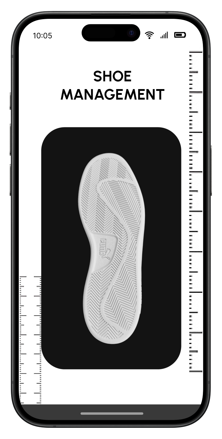 Shoe size management